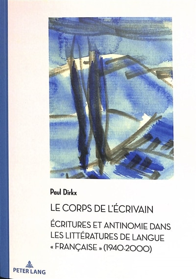 Front cover_Le corps de l'�crivain