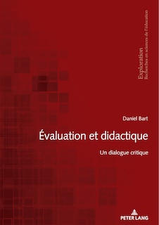 Front cover_&Eacute;valuation et didactique