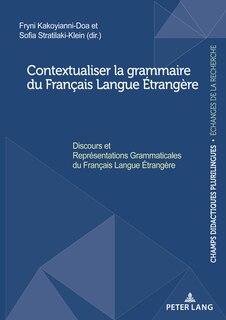 Couverture_Contextualiser la grammaire du Français Langue Étrangère