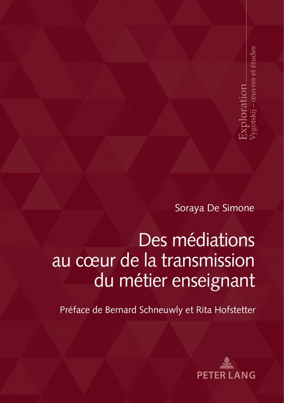 Couverture_Des médiations au cœur de la transmission du métier enseignant
