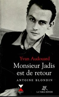 Couverture_Monsieur Jadis est de retour