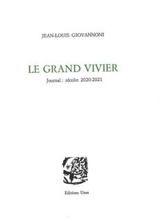Couverture_Le grand vivier : journal : r&eacute;colte 2020-2021