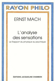 Couverture_L'analyse des sensations : le rapport du physique au psychique