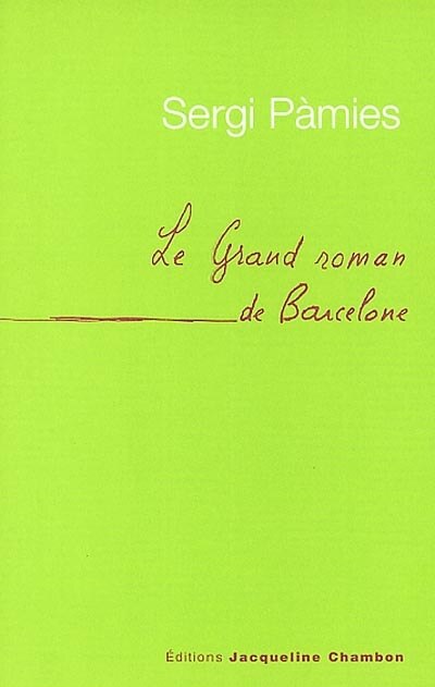 Front cover_Le grand roman de Barcelone