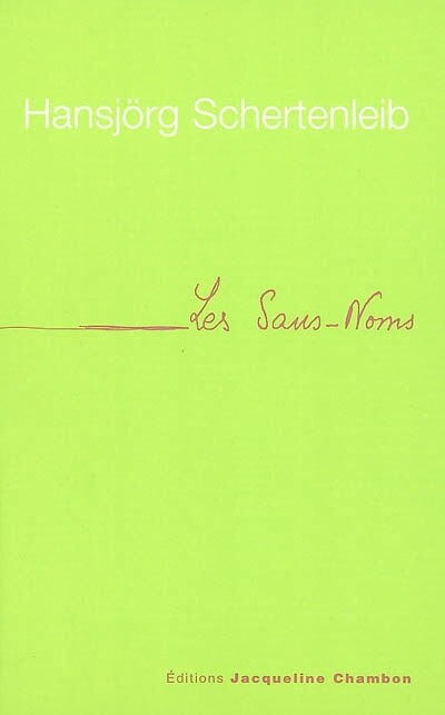 Front cover_Les sans-noms