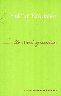 Couverture_Un siècle grandiose