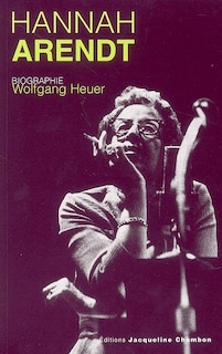 Front cover_Hanna Arendt : biographie