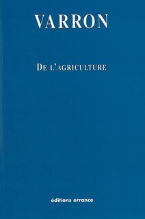 Couverture_De l'agriculture