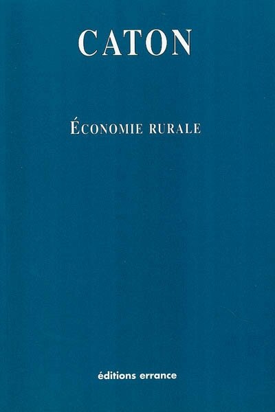 Couverture_Economie rurale