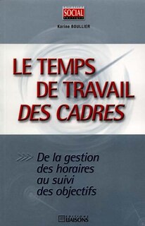 Front cover_Le temps de travail des cadres