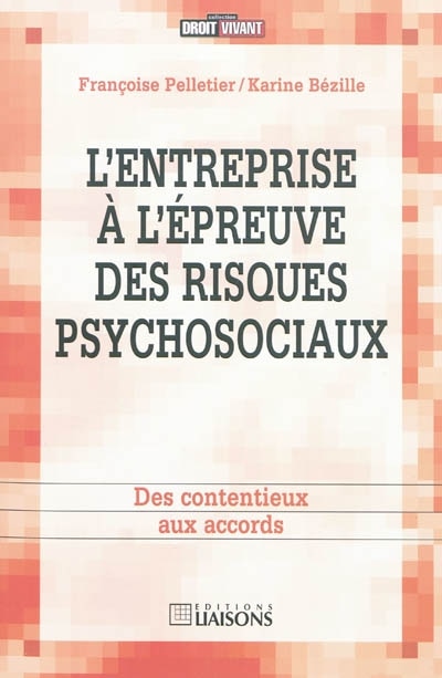 Front cover_L' entreprise à l'épreuve des risques psychosociaux