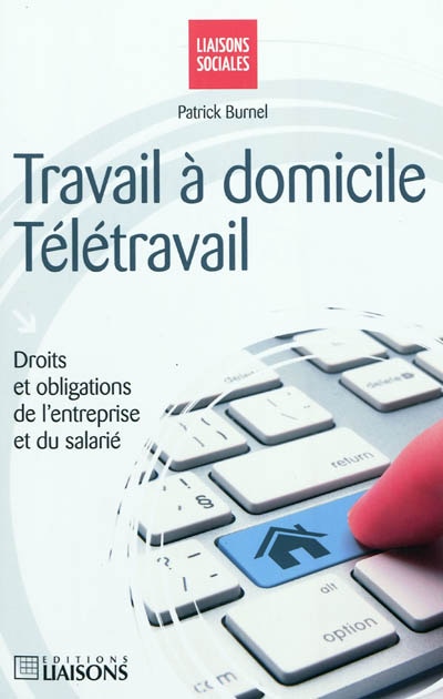Couverture_Travail à domicile, télétravail
