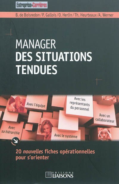Front cover_Manager des situations tendues