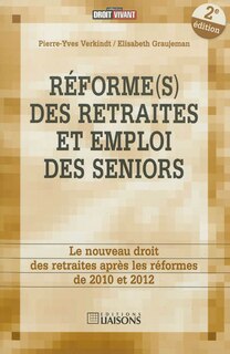 Front cover_Réforme(s) des retraites et emploi des seniors