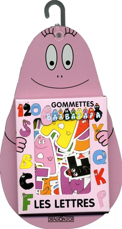 Front cover_120 Gommettes Barbapapa -Les Lettres