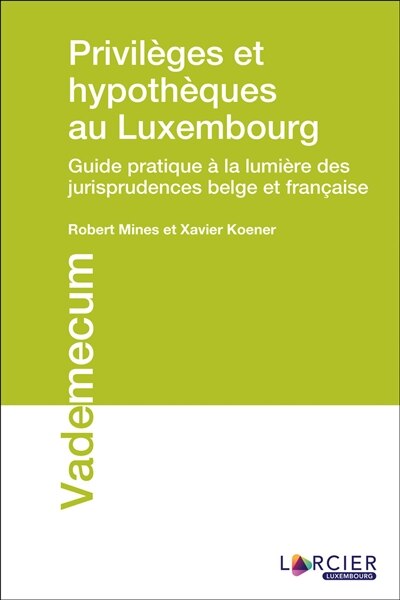 Front cover_Privilèges et hypothèques au Luxembourg