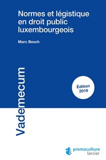 Front cover_Normes et légistique en droit public luxembourgeois