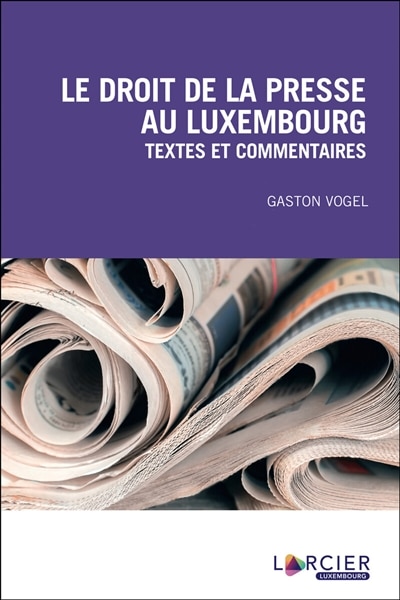 Front cover_Le droit de la presse au Luxembourg