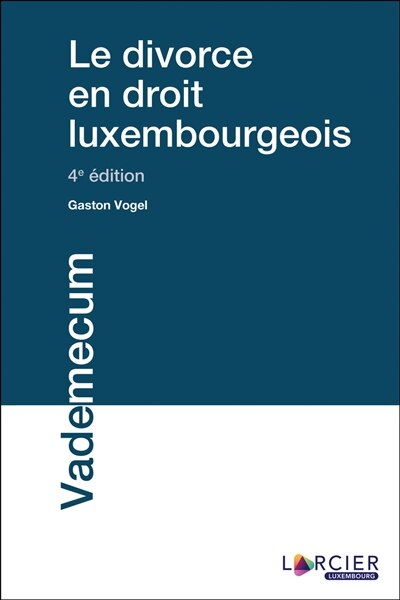 Front cover_Le divorce en droit luxembourgeois