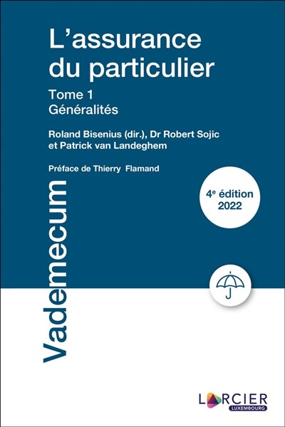 Front cover_L'assurance du particulier, Vol. 1. Généralités 2022