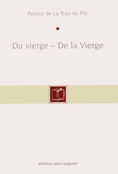 Couverture_Du vierge, de la Vierge