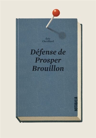 Front cover_Défense de Prosper Brouillon