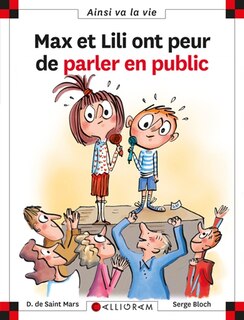 Front cover_Max et Lili ont peur de parler en public