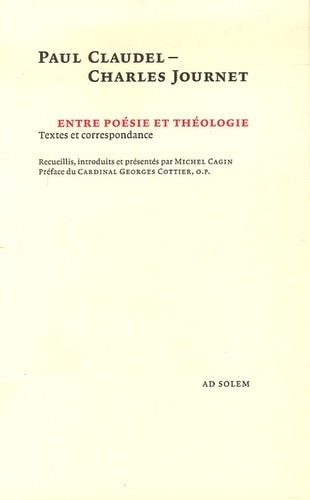 Front cover_Paul Claudel, Charles Journet
