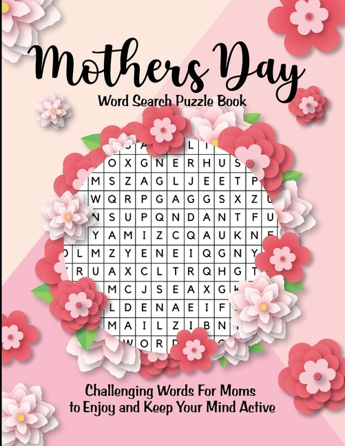 Front cover_Mother's Day Word Search Puzzle Book