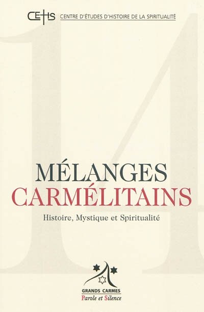 Couverture_Mélanges carmélitains, n°14