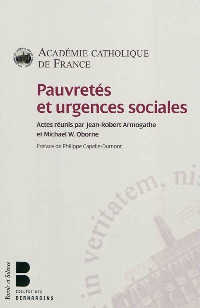 Front cover_Pauvret&eacute;s et urgences sociales