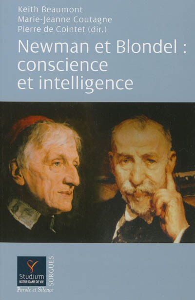 Front cover_Newman et Blondel : conscience et intelligence