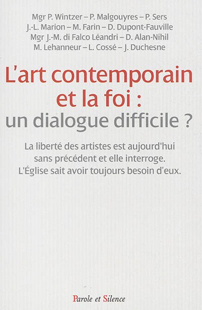 Front cover_L' art contemporain et la foi
