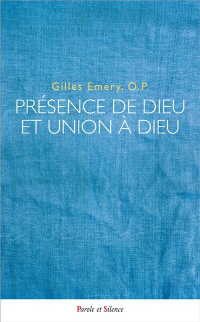 Front cover_Présence de Dieu et union à Dieu