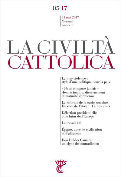 Front cover_Civiltà cattolica (La), n°5 (2017)
