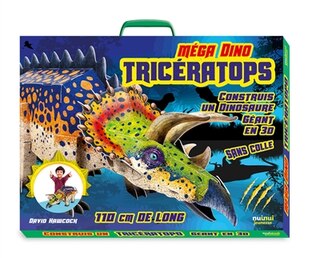 Tricératops : Construis Un Dinosaure Géant En 3d Sans Colle
