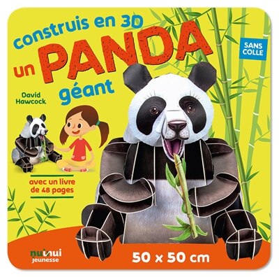 Couverture_Construis En 3d Un Panda G&eacute;ant