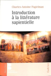 Couverture_Introduction à la littérature sapientielle