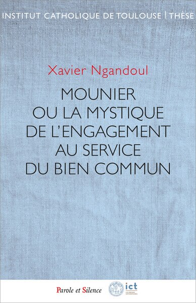 Front cover_Le personnalisme de Mounier