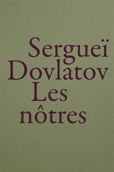 Front cover_Les nôtres