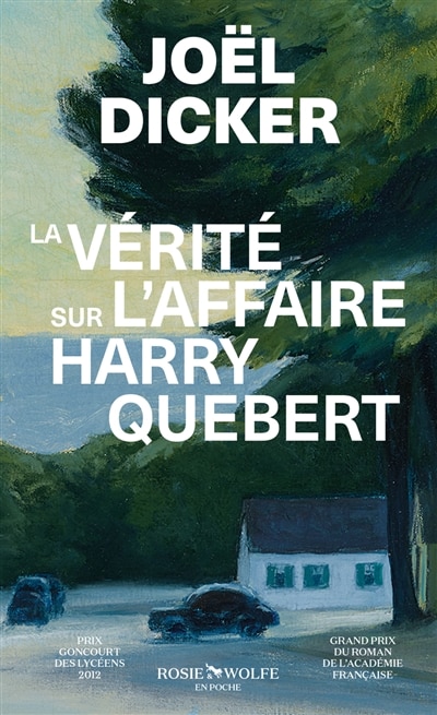 Front cover_La vérité sur l'affaire Harry Quebert