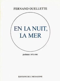 Couverture_En La Nuit La Mer