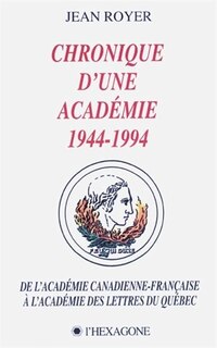 Front cover_Chronique.. Academie 1944-1994