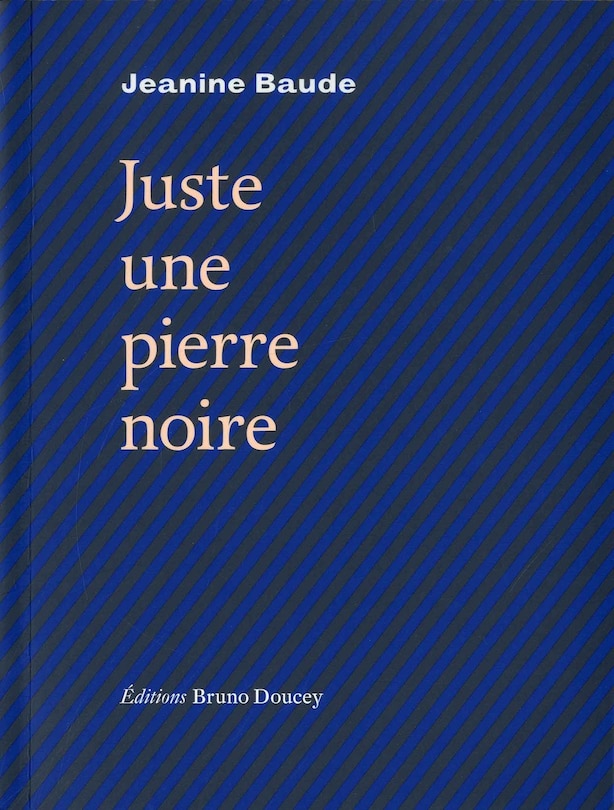 Couverture_Juste une pierre noire