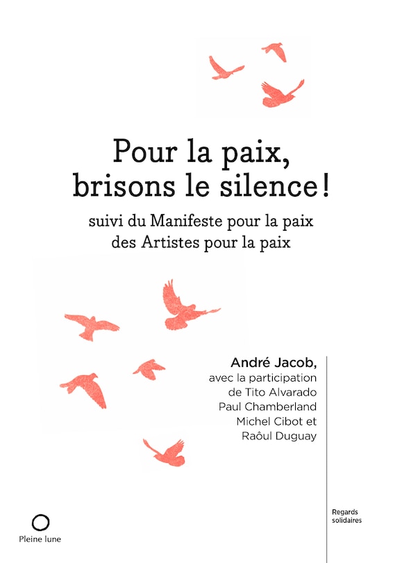 Front cover_Pour la paix, brisons le silence!