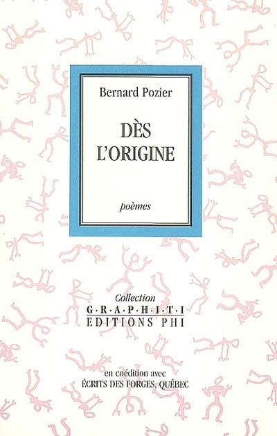 Couverture_Dès l'origine : poèmes
