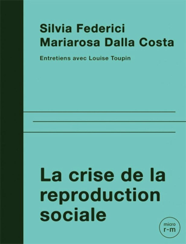 Front cover_La crise de la reproduction