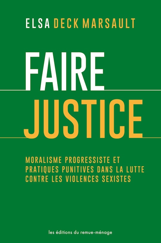 Couverture_Faire justice