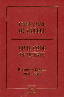 Couverture_Code civil du Québec 2006-2007
