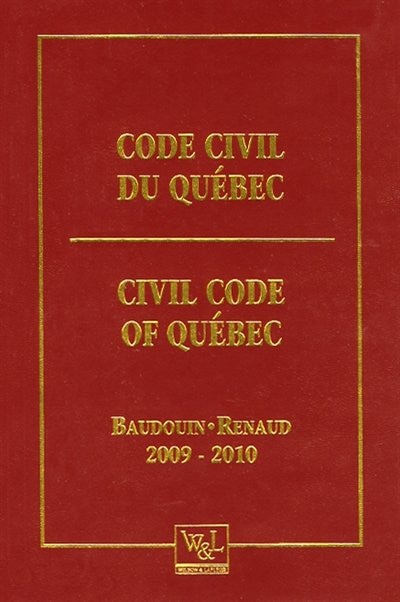 Code civil du Québec 2009-2010